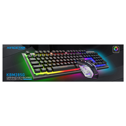 کیبورد و ماوس سیمی گیمینگ کینگ استار مدل KBM285G
