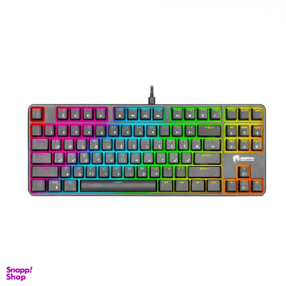 کیبورد گیمینگ مکانیکال گرین مدل GK801-RGB