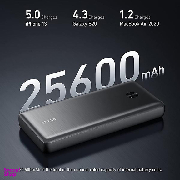 شارژر همراه انکر (Anker) مدل PowerCore III Elite A1291 ظرفیت 25600 میلی‌ آمپر ساعت