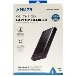 شارژر همراه انکر (Anker) مدل PowerCore III Elite A1291 ظرفیت 25600 میلی‌ آمپر ساعت