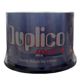 دی وی دی خام داپلیکو (Duplico) بسته 50 عددی