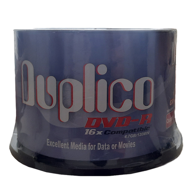 دی وی دی خام داپلیکو (Duplico) بسته 50 عددی