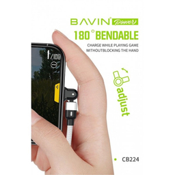 کابل تبدیل USB-A به USB-C باوین (Bavin) مدل CB-224 طول یک متر