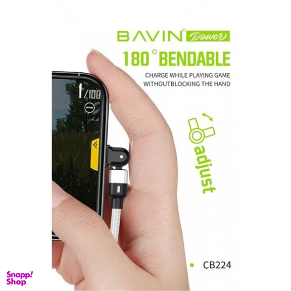کابل تبدیل USB-A به USB-C باوین (Bavin) مدل CB-224 طول یک متر