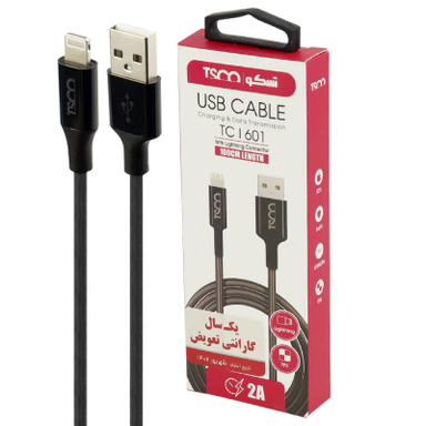کابل شارژ USB به Lightning تسکو (TSCO) مدل TC I 601 طول 1 متر