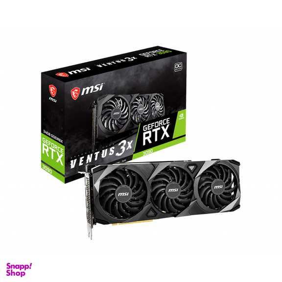 کارت گرافیک ام اس آی (MSI) مدل GeForce RTX 3090 VENTUS 3X 24G OC
