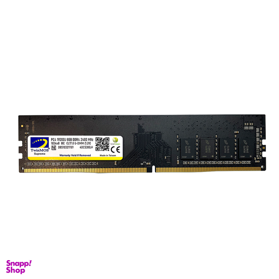 رم دسکتاپ توین موس (TwinMOS) مدل MDD48GB2400DRR DDR4 2400MHz ظرفیت 8 گیگابایت