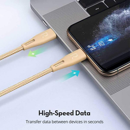 کابل تبدیل USB-C به لایتنینگ راو پاور (Rav Power) مدل RP-CB1018 طول 2 متر
