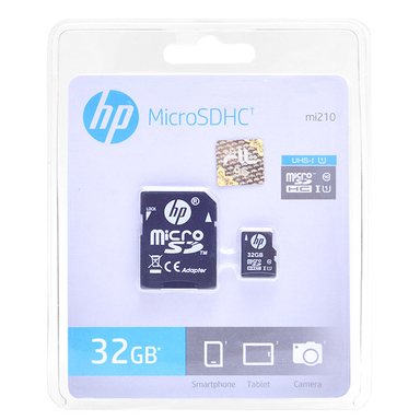 مموری کارت اچ پی (HP) مدل Mi210 همراه با آداپتور ظرفیت 32 گیگابایت