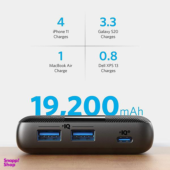 شارژر همراه انکر (Anker) مدل A1284 ظرفیت 20000 میلی آمپر ساعت