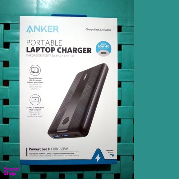 شارژر همراه انکر (Anker) مدل A1284 ظرفیت 20000 میلی آمپر ساعت
