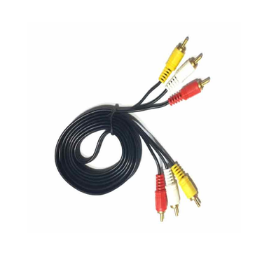 کابل 1.5 متری 3 به 3 صدا و تصویر (RCA) دی نت (D-NET) طول 1.5 متر
