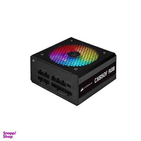 پاور کورسیر (Corsair) مدل CX650F RGB 80Plus Bronze توان 650 وات
