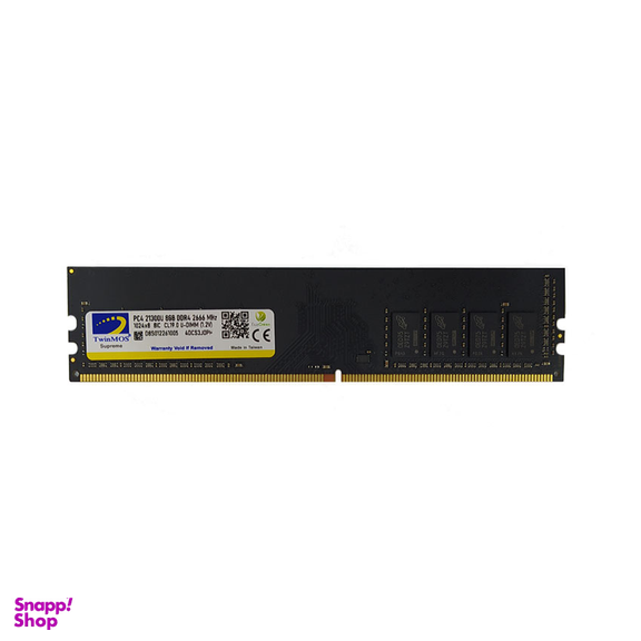 رم دسکتاپ توین موس (TwinMOS) مدل DDR4 2666 (2400)MHz ظرفیت 8 گیگابایت