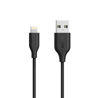 کابل شارژ USB به Lightning انکر (Anker) مدل PowerLine A8111H21 طول 90 سانتی متر