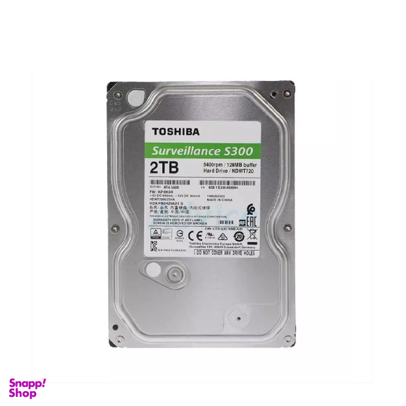 هارد اینترنال توشیبا (Toshiba) مدل Surveillance S300 HDWT720 ظرفیت 2 ترابایت