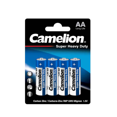 باتری قلمی کملیون (Camelion) مدل Super Heavy Duty R6P-BP4B