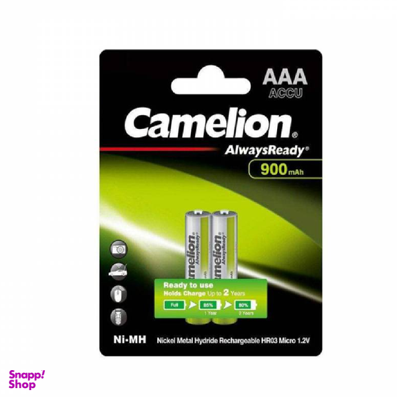 باتری نیم قلمی قابل شارژ کملیون (Camelion) ظرفیت 900 میلی آمپر ساعت