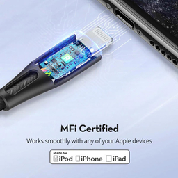 کابل تبدیل USB-C به لایتنینگ راوپاور (Rav Power) مدل RP-CB1017 طول 1٫2 متر