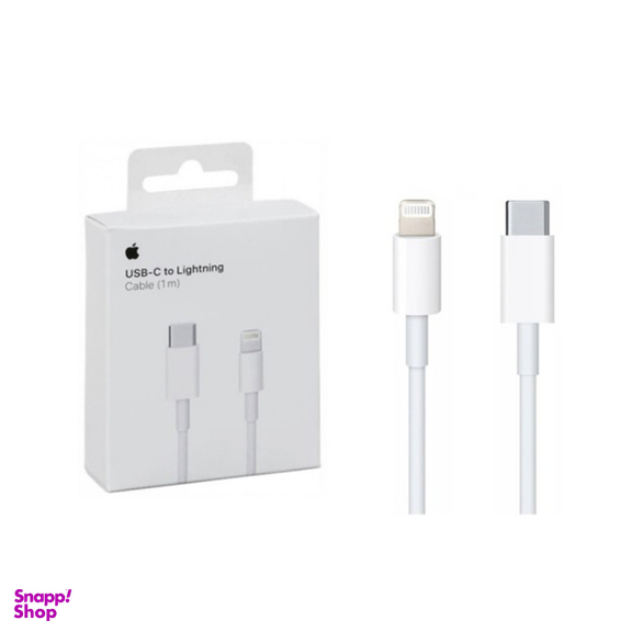 کابل شارژر طرح اپل مدل USB Type-C به Lightning کد 1 طول 1 متر