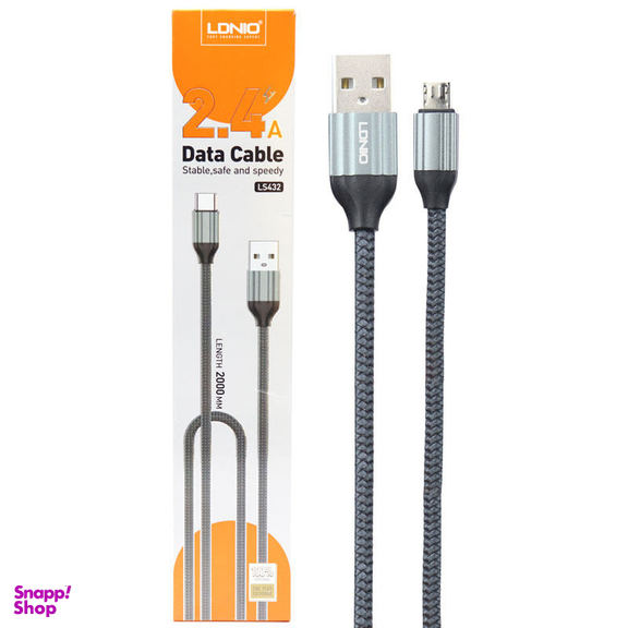 کابل تبدیل USB به USB-C الدینیو (Ldino) مدل Ls432 به طول 2 متر