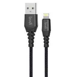 کابل شارژ USB به Lightning بودی (Budi) مدل Zinc Alloy طول 1 متر