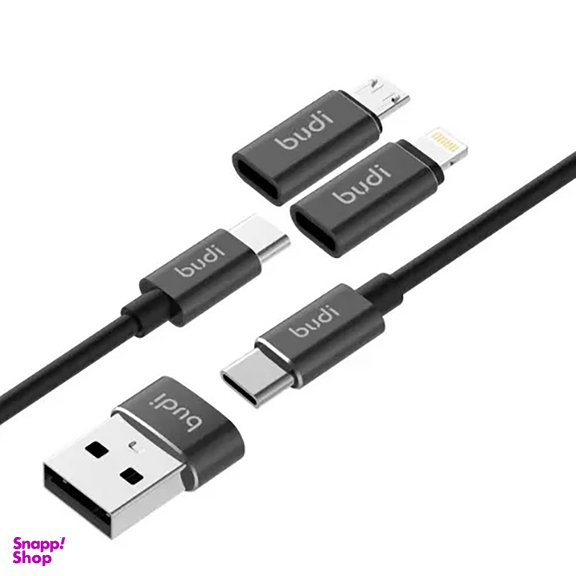 کابل شارژ 6 کاره بودی (Budi) مدل DC180A طول 0٫6 متر