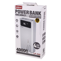 شارژر همراه هیسکا (Hiska) مدل LP-440 ظرفیت 40000 میلی آمپر ساعت