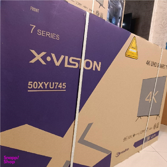 تلویزیون ال ای دی هوشمند ایکس ویژن مدل 50XYU745 سایز 50 اینچ