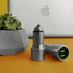 شارژر فندکی اپی مکس مدل EU-25 به همراه کابل تبدیل USB به microUSB مدل EC-07