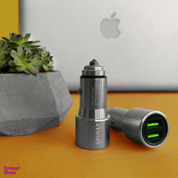شارژر فندکی اپی مکس مدل EU-25 به همراه کابل تبدیل USB به microUSB مدل EC-07