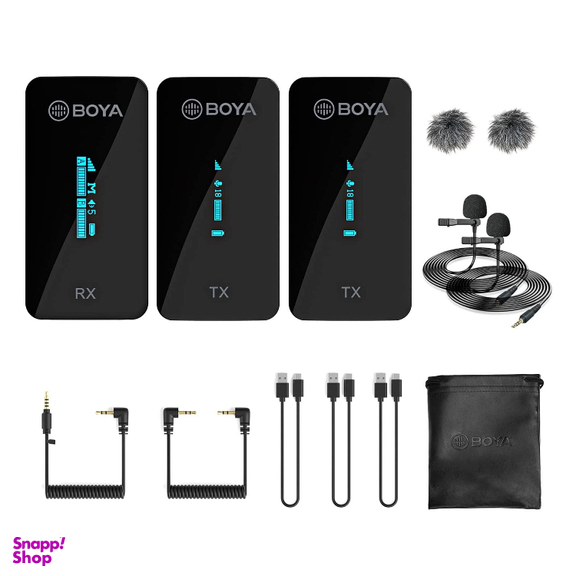 میکروفون یقه‌ ای بی سیم بویا (Boya) مدل BY-XM6-S2