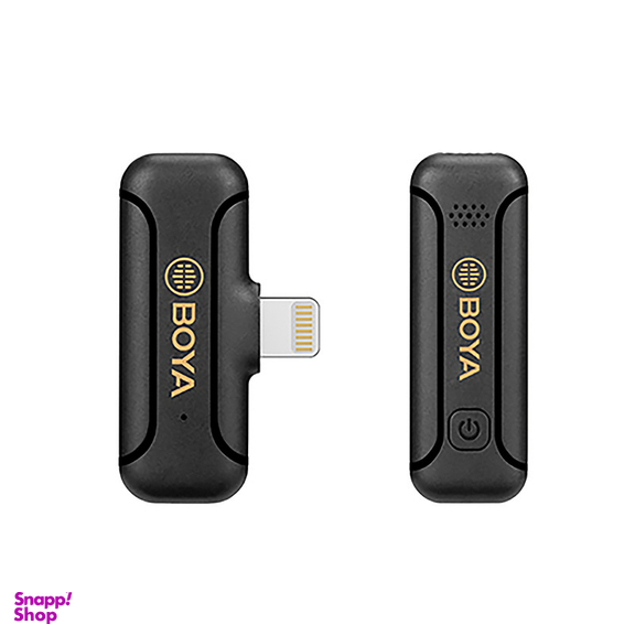 میکروفون یقه‌ ای بی سیم بویا (Boya) مدل BY-WM3T2-D1 رابط لایتنینگ