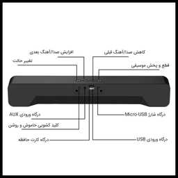 اسپیکر بلوتوثی پاواریال مدل BS08