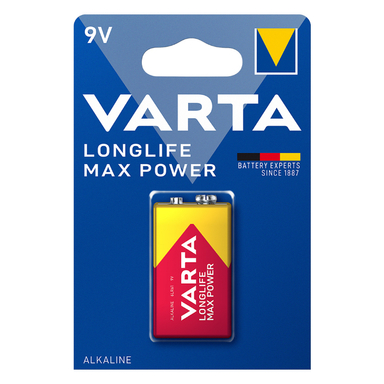 باتری کتابی وارتا مدل Longlife Max Power 9V