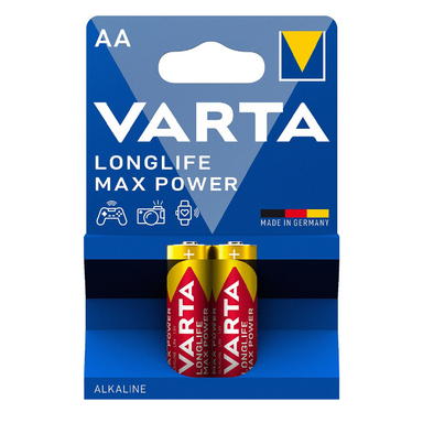 باتری قلمی وارتا مدل LongLife Max Power بسته 2 عددی