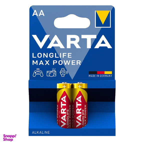 باتری قلمی وارتا مدل LongLife Max Power بسته 2 عددی