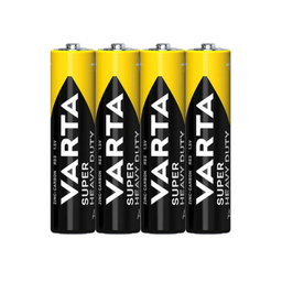 باتری نیم قلمی وارتا (Varta) مدل Super Heavy Duty بسته 4 عددی