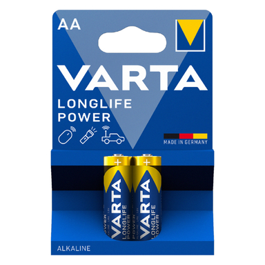 باتری قلمی وارتا (Varta) مدل LongLife Power بسته 2 عددی