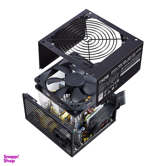منبع تغذیه کامپیوتر کولر مستر (Cooler Master) مدل MWE 750 WHITE 230V توان 750 وات
