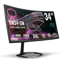 مانیتور 34 اینچی کولر مستر (Cooler Master) مدل GM34-CW