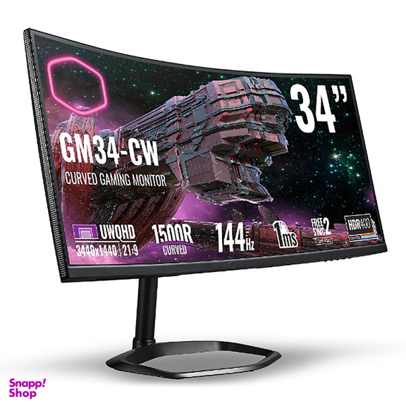 مانیتور 34 اینچی کولر مستر (Cooler Master) مدل GM34-CW