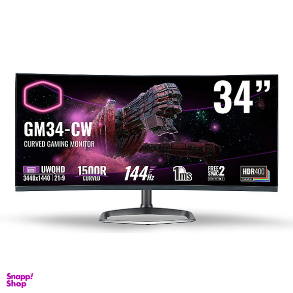 مانیتور 34 اینچی کولر مستر (Cooler Master) مدل GM34-CW