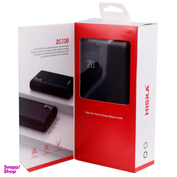 شارژر همراه هیسکا (Hiska) مدل LP-221 ظرفیت 20000 میلی آمپر ساعت