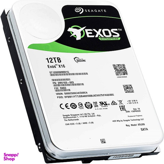 هارد دیسک اینترنال سیگیت (Seagate) مدل Exos X16 ST12000NM001G ظرفیت 12 ترابایت