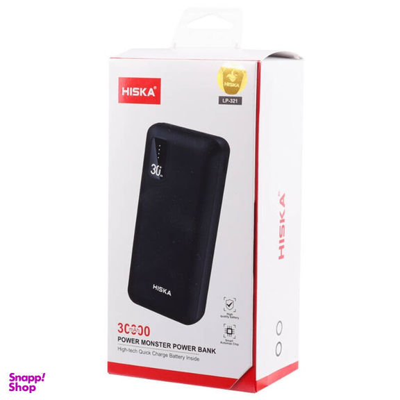 شارژر همراه هیسکا (Hiska) مدل LP-321 ظرفیت 30000 میلی آمپر ساعت