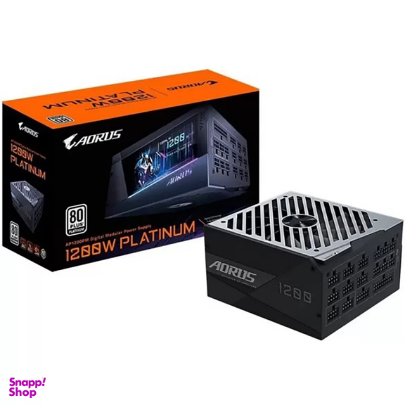 منبع تغذیه گیگابایت (Gigabyte) آیورس مدل AORUS P1200W 80+ PLATINUM MODULAR
