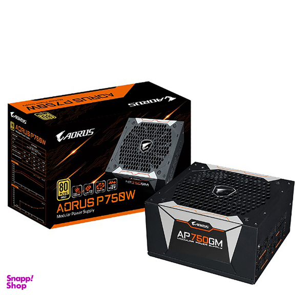منبع تغذیه گیگابایت (Gigabyte) آیورس مدل AORUS P750W 80+ GOLD Modular