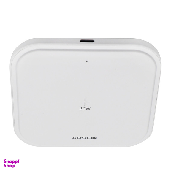 شارژر بی سیم آرسون مدل AN-W20 به همراه کابل تبدیل USB-C