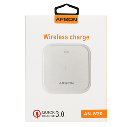 شارژر بی سیم آرسون مدل AN-W20 به همراه کابل تبدیل USB-C